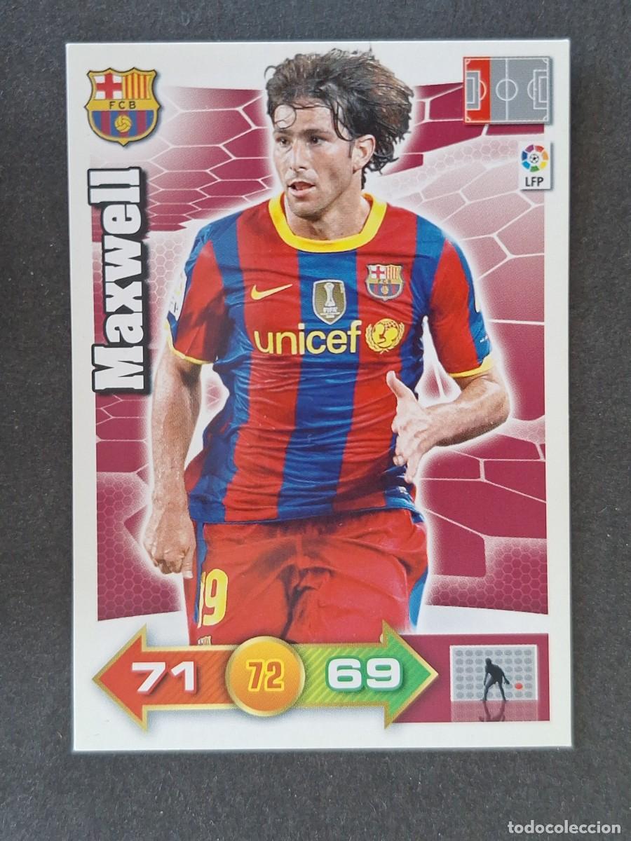 Figurine di Calcio: MAXWELL F. C. BARCELONA PANINI ADRENALYN XL 2010 2011 10 11