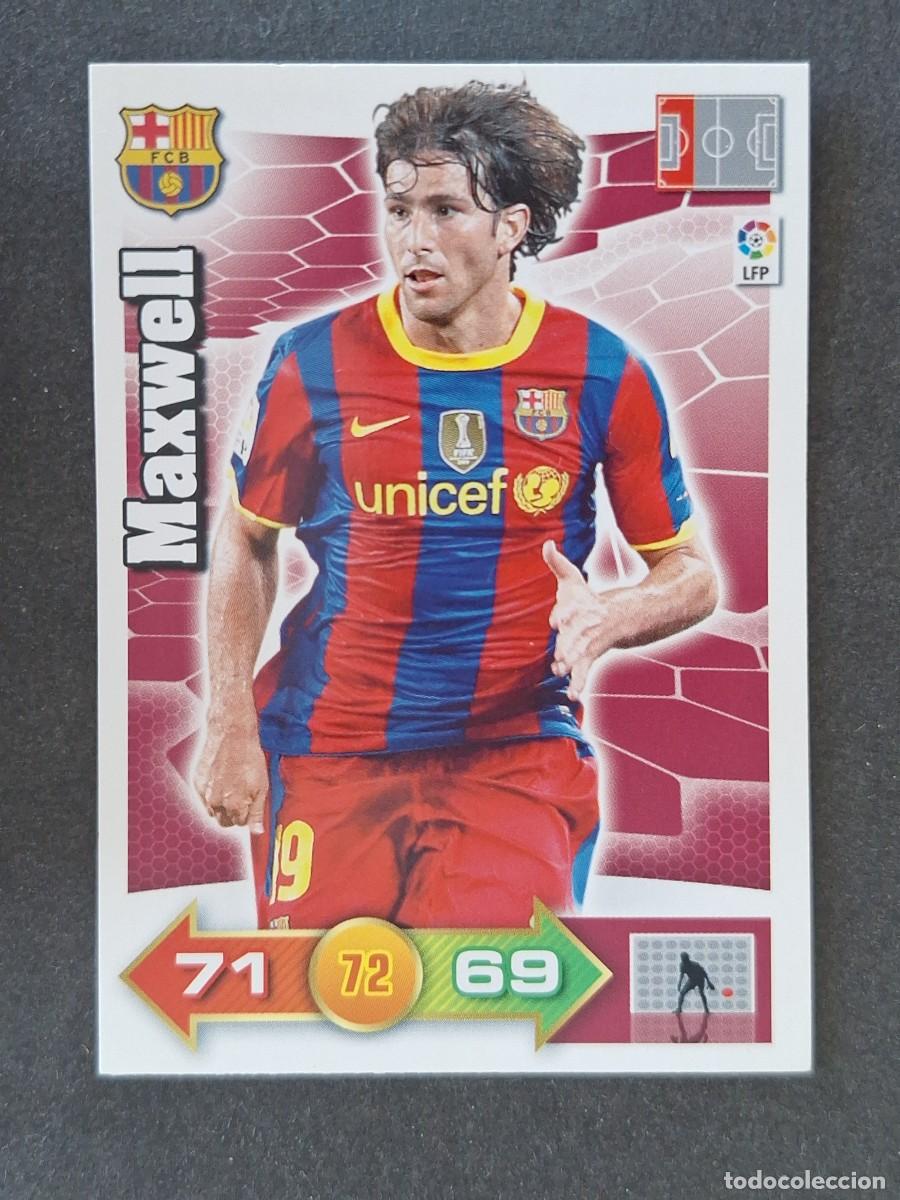 Figurine di Calcio: MAXWELL F. C. BARCELONA PANINI ADRENALYN XL 2010 2011 10 11