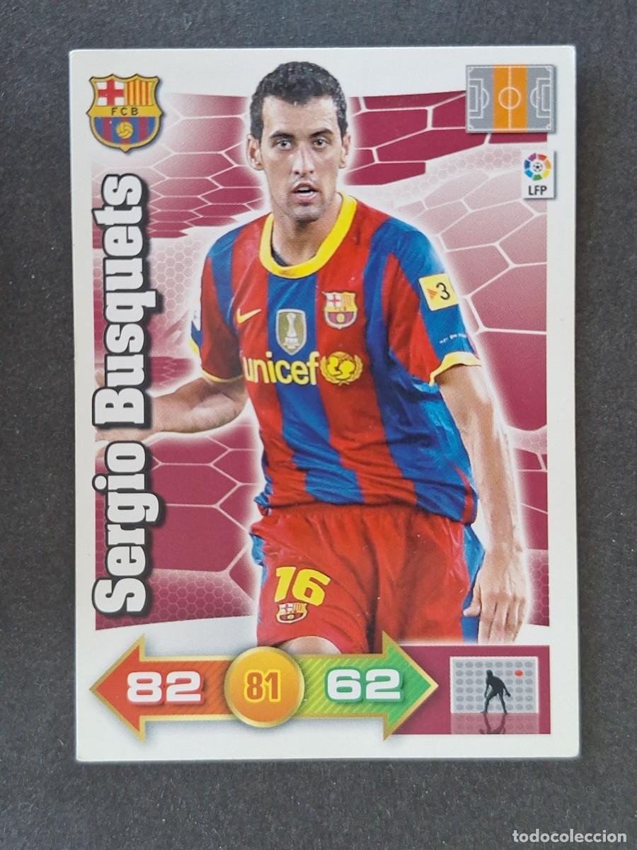Figurine di Calcio: SERGIO BUSQUETS F. C. BARCELONA PANINI ADRENALYN XL 2010 2011 10 11