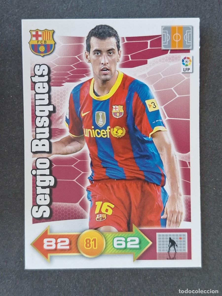 Figurine di Calcio: SERGIO BUSQUETS F. C. BARCELONA PANINI ADRENALYN XL 2010 2011 10 11
