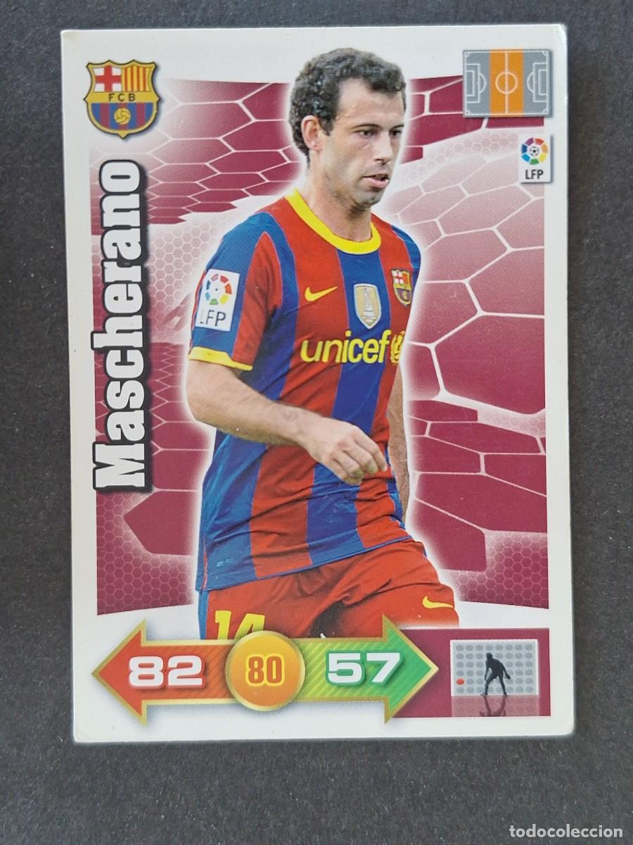 Figurine di Calcio: MASCHERANO F. C. BARCELONA PANINI ADRENALYN XL 2010 2011 10 11