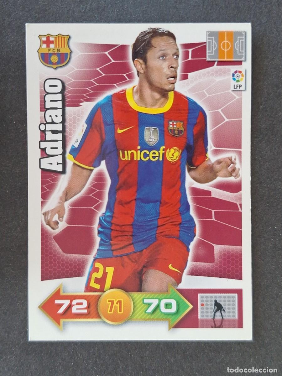 Figurine di Calcio: ADRIANO F. C. BARCELONA PANINI ADRENALYN XL 2010 2011 10 11