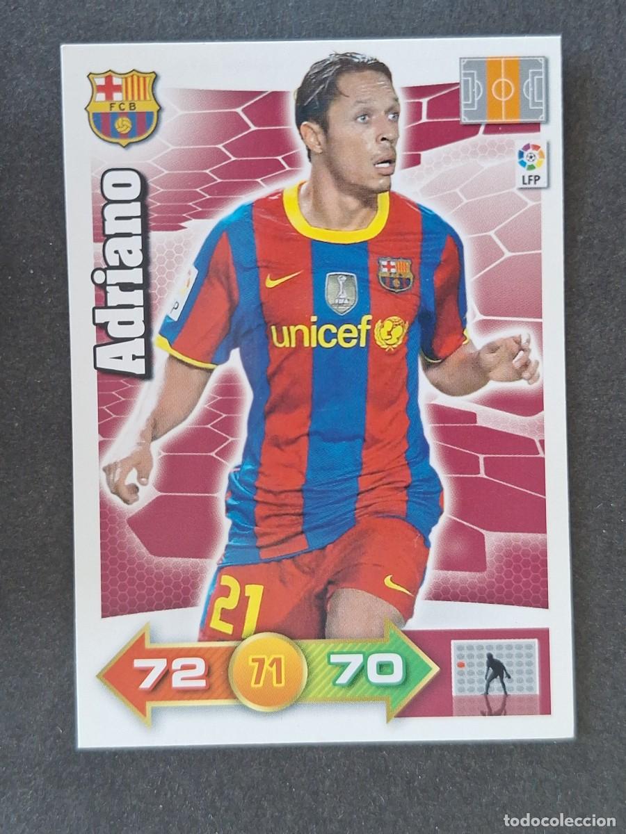 Figurine di Calcio: ADRIANO F. C. BARCELONA PANINI ADRENALYN XL 2010 2011 10 11