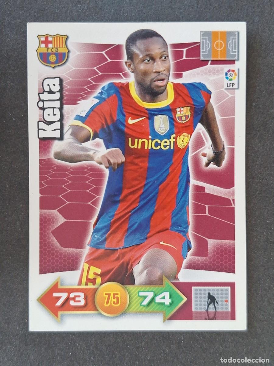 Figurine di Calcio: KEITA F. C. BARCELONA PANINI ADRENALYN XL 2010 2011 10 11