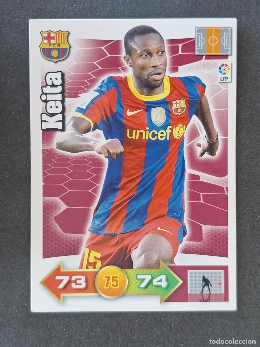 Figurine di Calcio: KEITA F. C. BARCELONA PANINI ADRENALYN XL 2010 2011 10 11