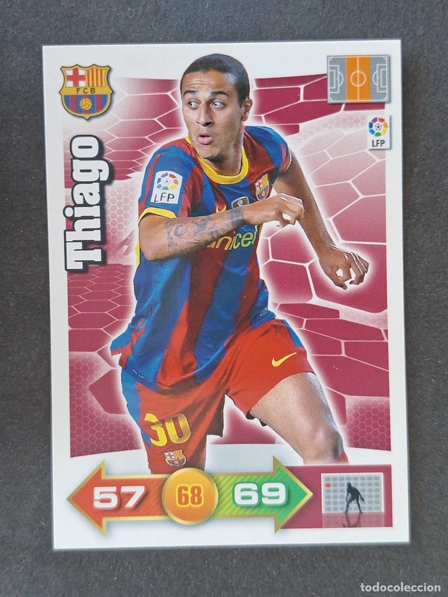 Figurine di Calcio: THIAGO F. C. BARCELONA PANINI ADRENALYN XL 2010 2011 10 11