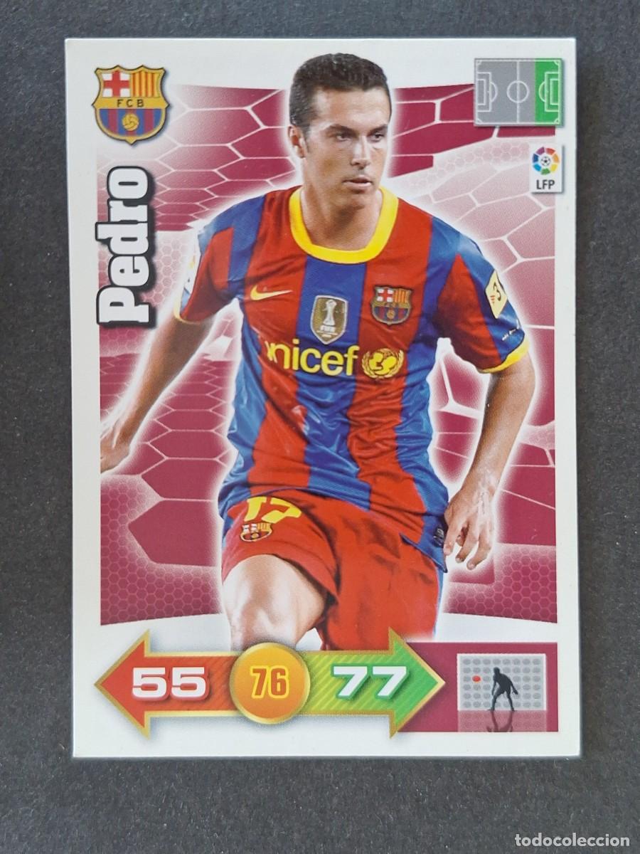Cromos de f&uacute;tbol: PEDRO F. C. BARCELONA PANINI ADRENALYN XL 2010 2011 10 11