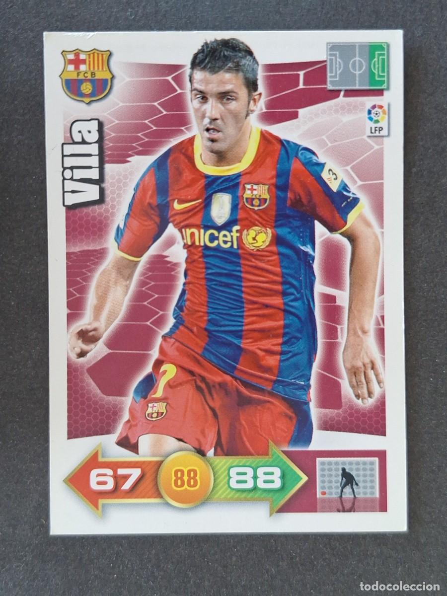 Cromos de f&uacute;tbol: VILLA F. C. BARCELONA PANINI ADRENALYN XL 2010 2011 10 11