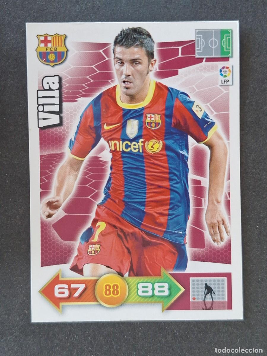 Cromos de f&uacute;tbol: VILLA F. C. BARCELONA PANINI ADRENALYN XL 2010 2011 10 11