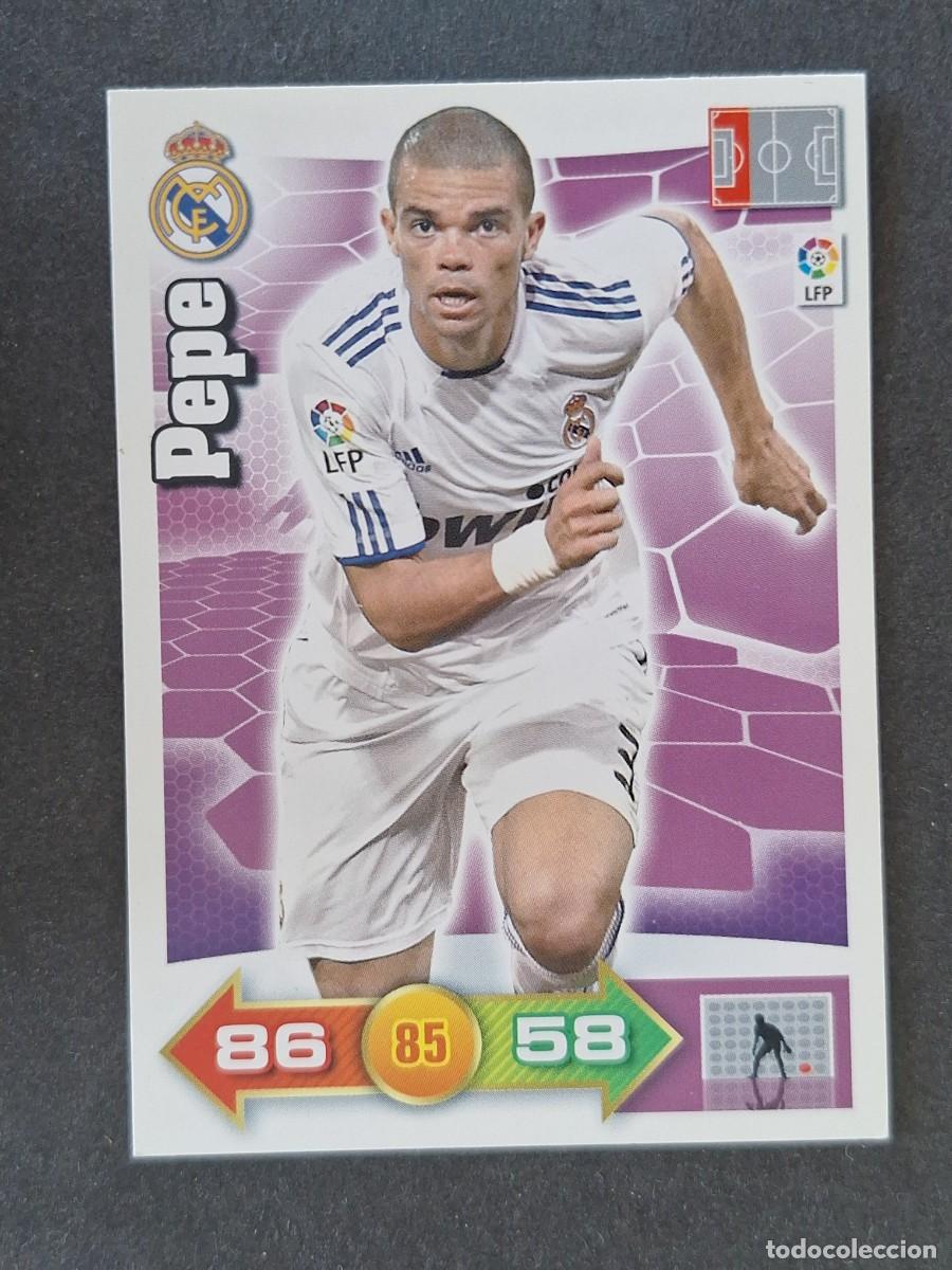 Cromos de f&uacute;tbol: PEPE REAL MADRID PANINI ADRENALYN XL 2010 2011 10 11