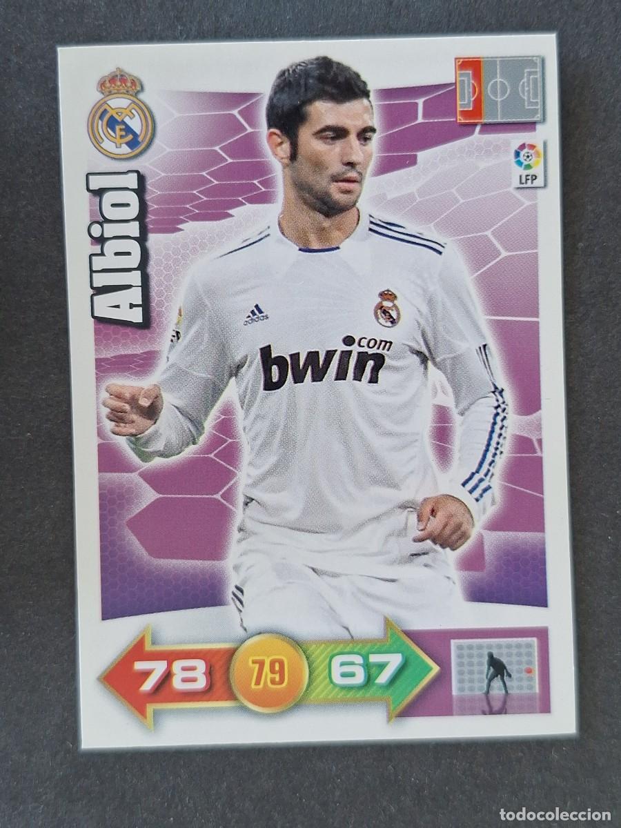Cromos de f&uacute;tbol: ALBIOL REAL MADRID PANINI ADRENALYN XL 2010 2011 10 11
