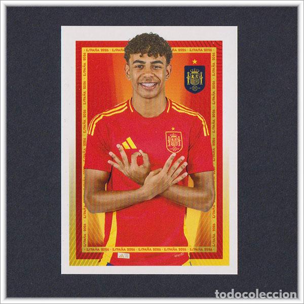 Cromos de f&uacute;tbol: COLECCI&Oacute;N CARREFOUR SELECCI&Oacute;N ESPA&Ntilde;OLA MUNDIAL 2026 LAMINE YAMAL 49 ESPA&Ntilde;A LIGA ALBUM STICKER