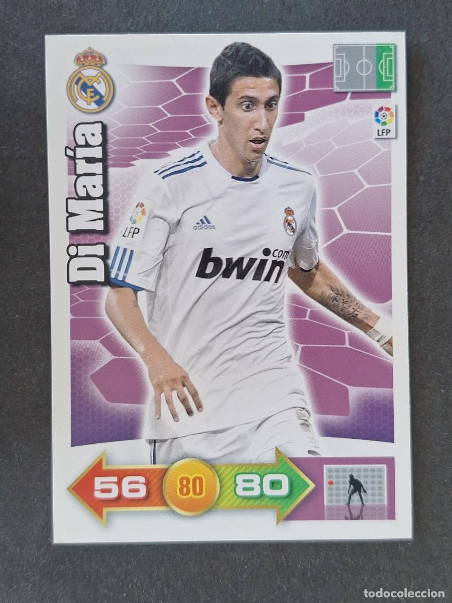 Cromos de f&uacute;tbol: DI MARIA REAL MADRID PANINI ADRENALYN XL 2010 2011 10 11