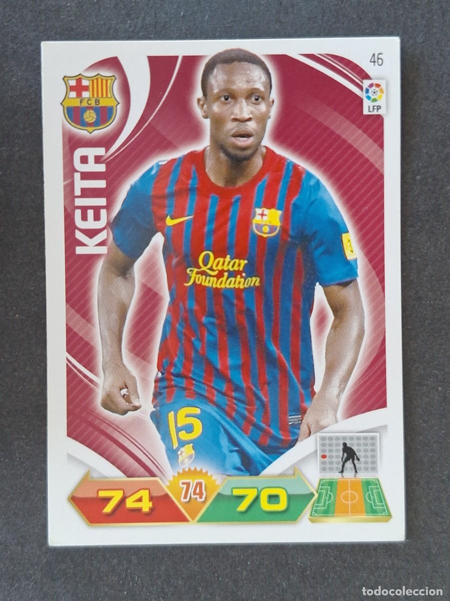 Cromos de f&uacute;tbol: KEITA F. C. BARCELONA 46 PANINI ADRENALYN XL 2011 2012 11 12