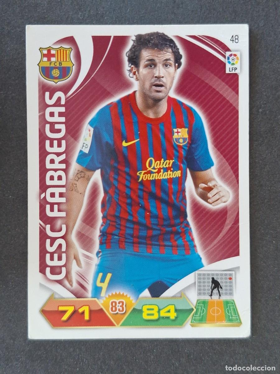 Cromos de f&uacute;tbol: CESC FABREGAS F. C. BARCELONA 48 PANINI ADRENALYN XL 2011 2012 11 12