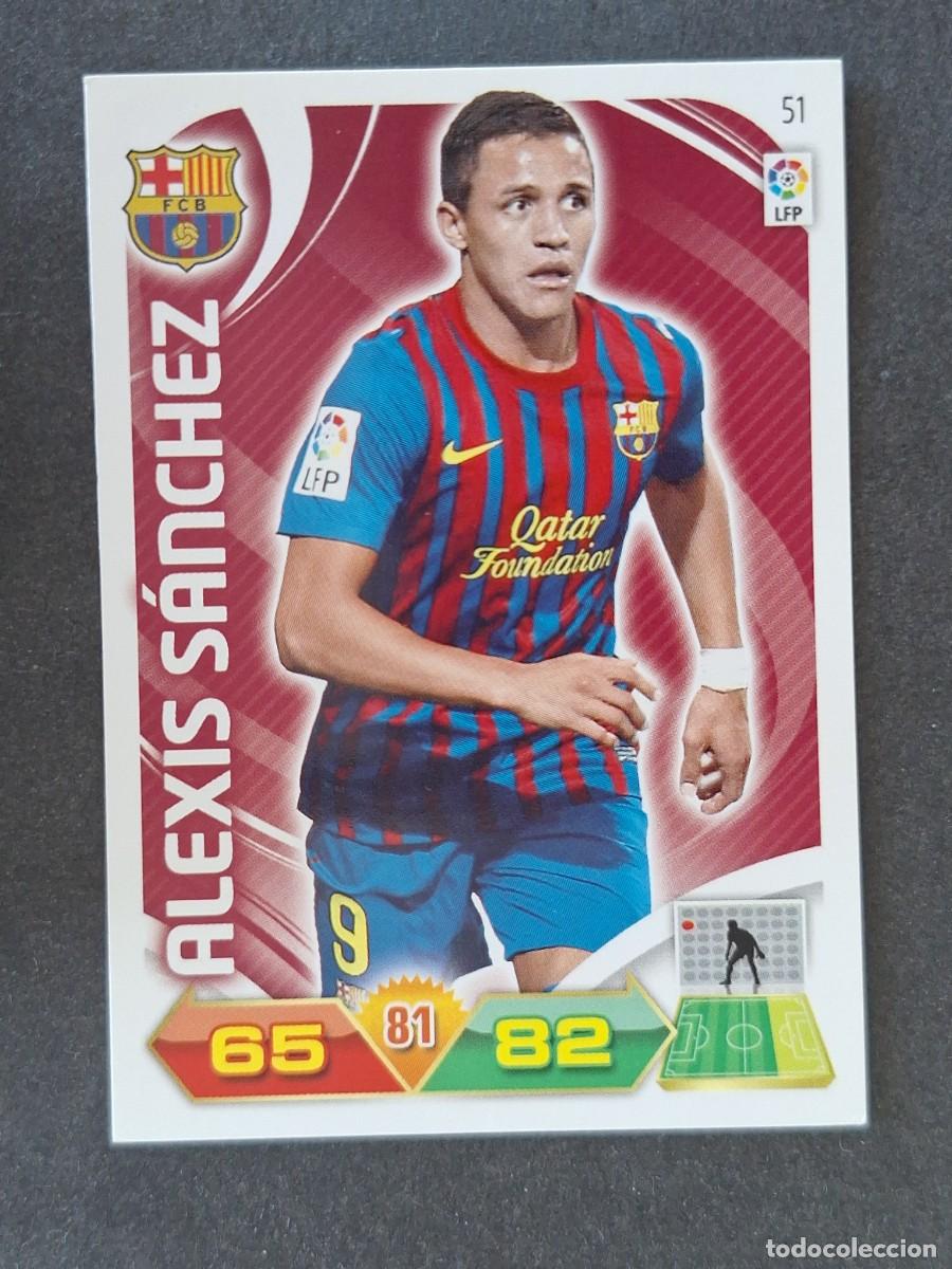 Cromos de f&uacute;tbol: ALEXIS SANCHEZ F. C. BARCELONA 51 PANINI ADRENALYN XL 2011 2012 11 12