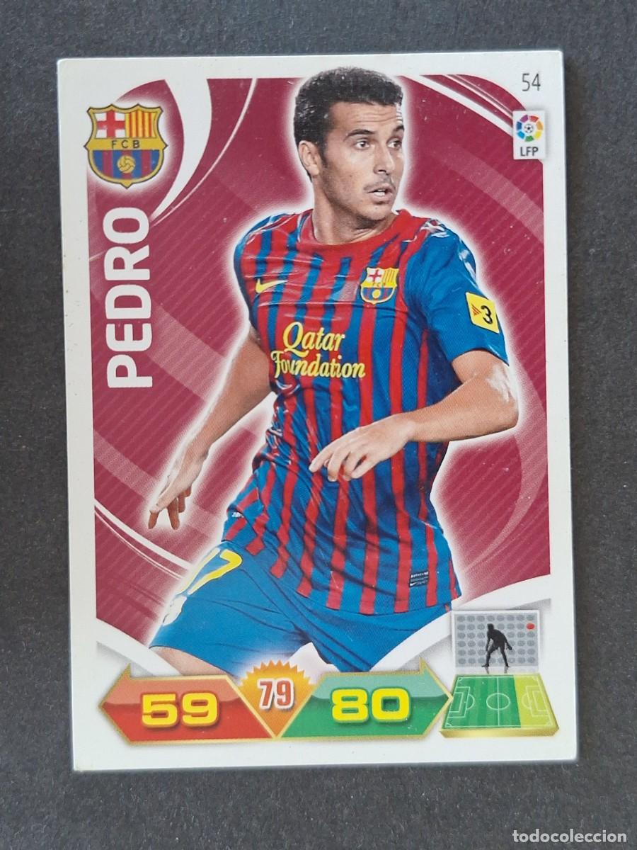 Cromos de f&uacute;tbol: PEDRO F. C. BARCELONA 54 PANINI ADRENALYN XL 2011 2012 11 12