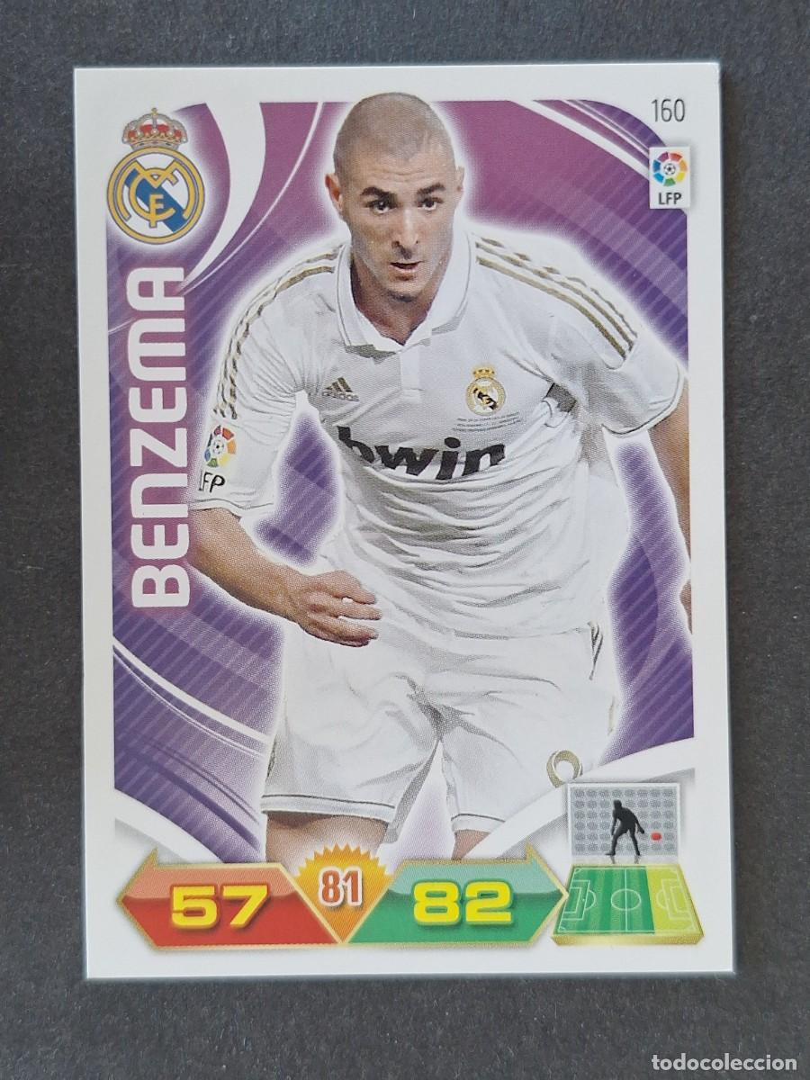 Cartes &agrave; collectionner de Football: BENZEMA REAL MADRID 160 PANINI ADRENALYN XL 2011 2012 11 12