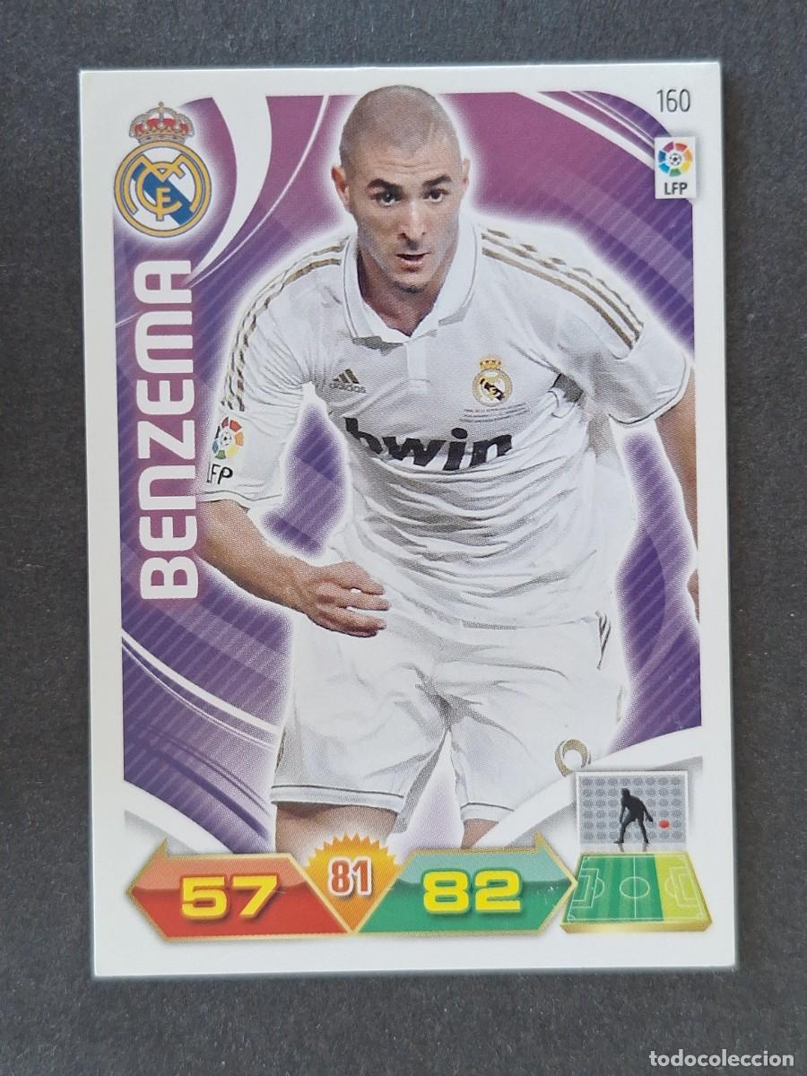 Cartes &agrave; collectionner de Football: BENZEMA REAL MADRID 160 PANINI ADRENALYN XL 2011 2012 11 12