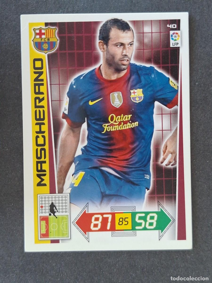 Cartes &agrave; collectionner de Football: MASCHERANO F. C. BARCELONA 40 PANINI ADRENALYN XL 2012 2013 12 13