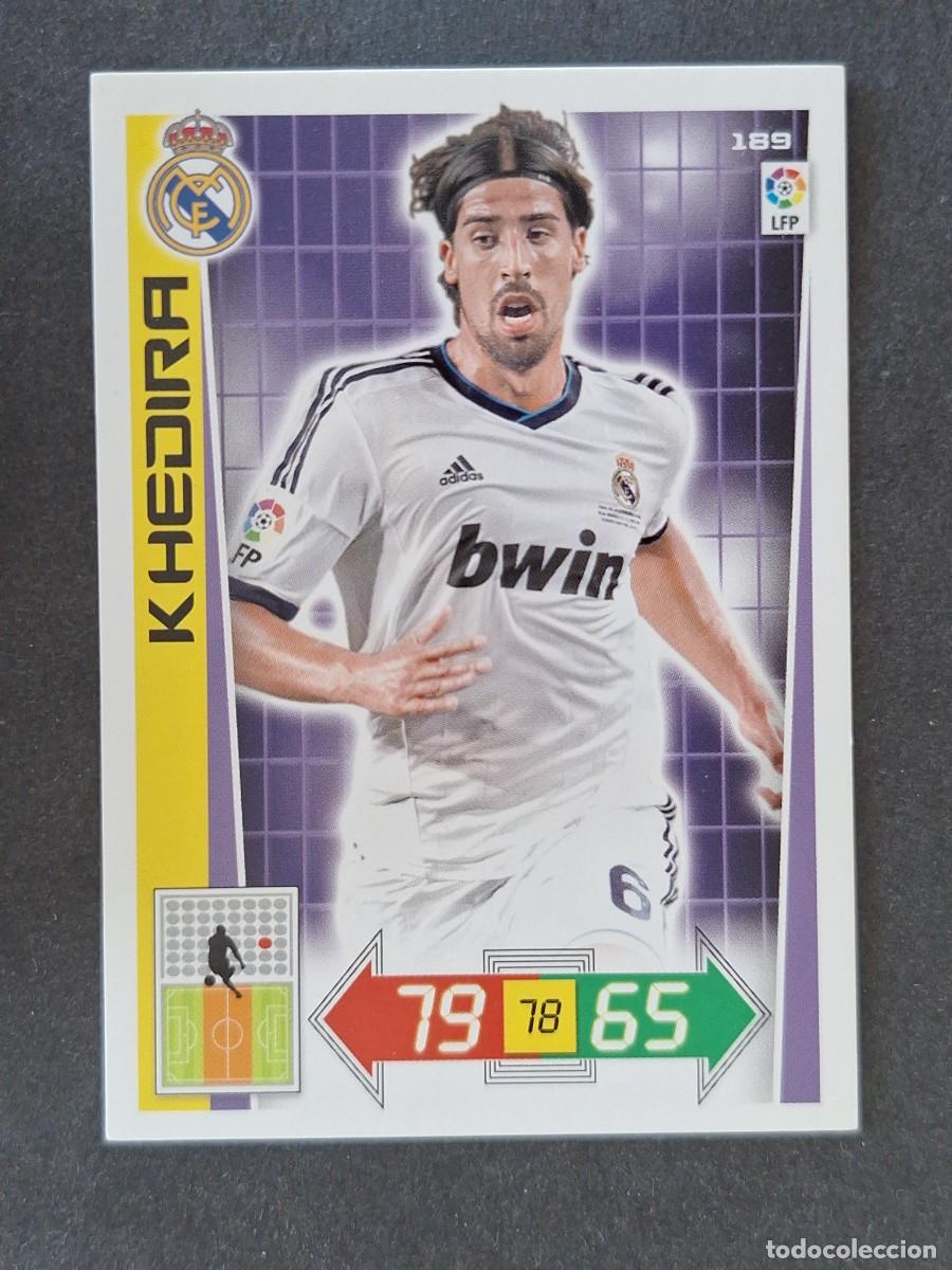 Cromos de f&uacute;tbol: KHEDIRA REAL MADRID 189 PANINI ADRENALYN XL 2012 2013 12 13