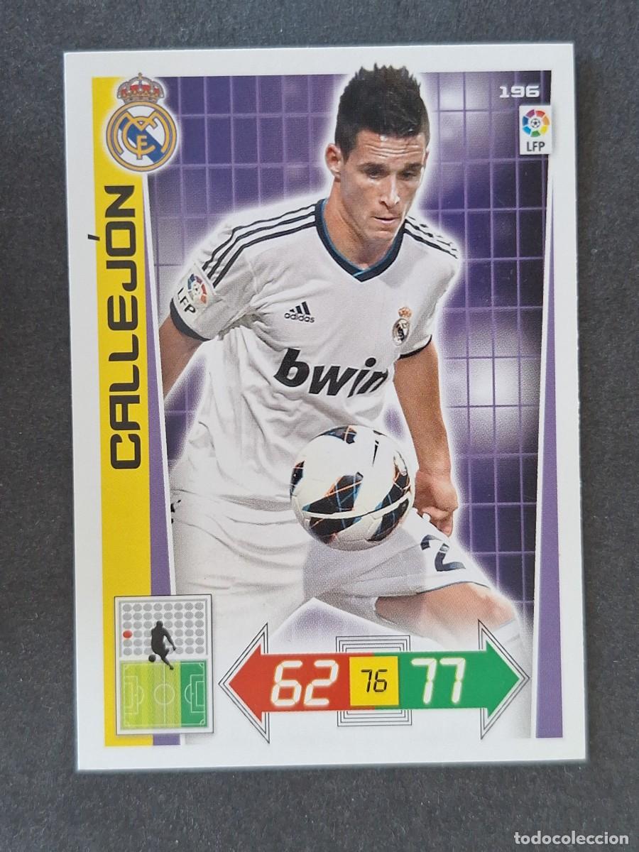 Cromos de f&uacute;tbol: CALLEJON REAL MADRID 196 PANINI ADRENALYN XL 2012 2013 12 13