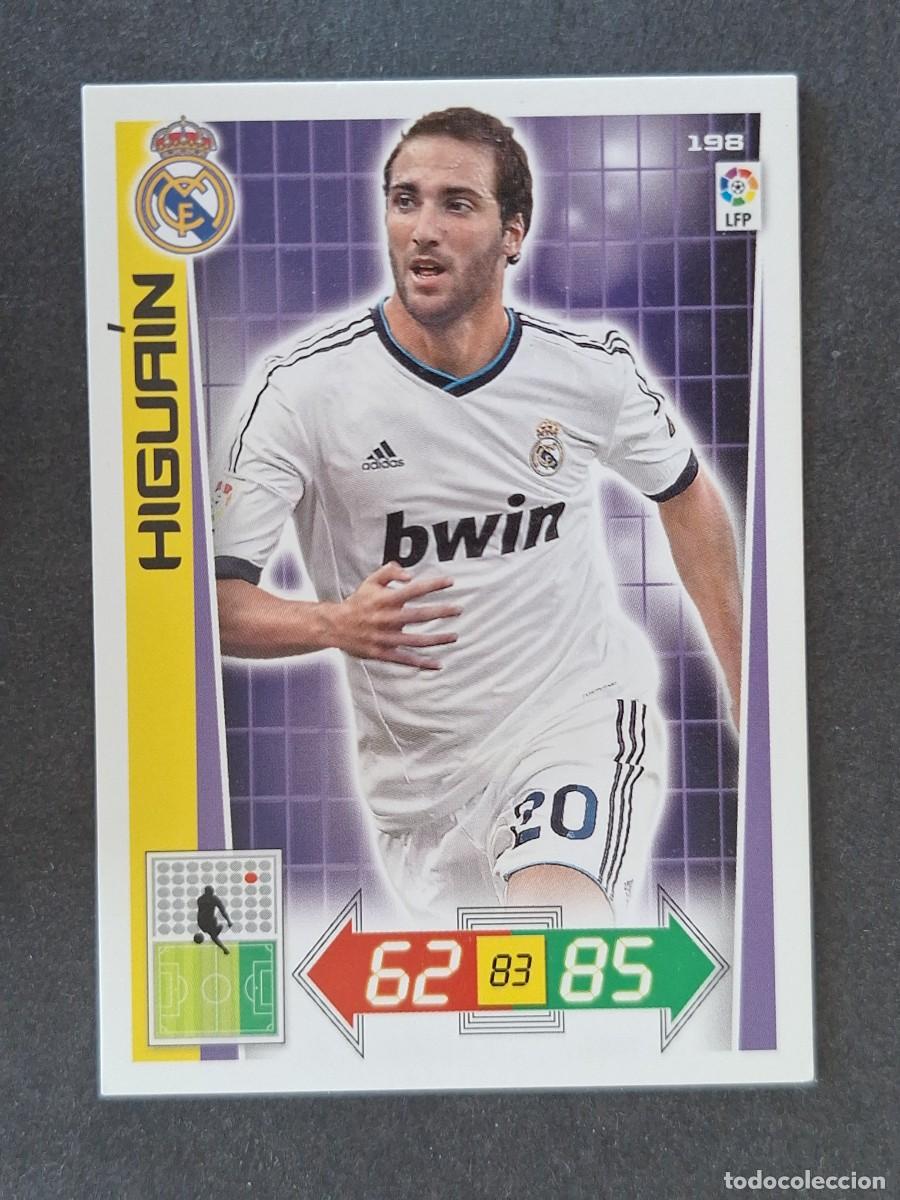 Cromos de f&uacute;tbol: HIGUAIN REAL MADRID 198 PANINI ADRENALYN XL 2012 2013 12 13