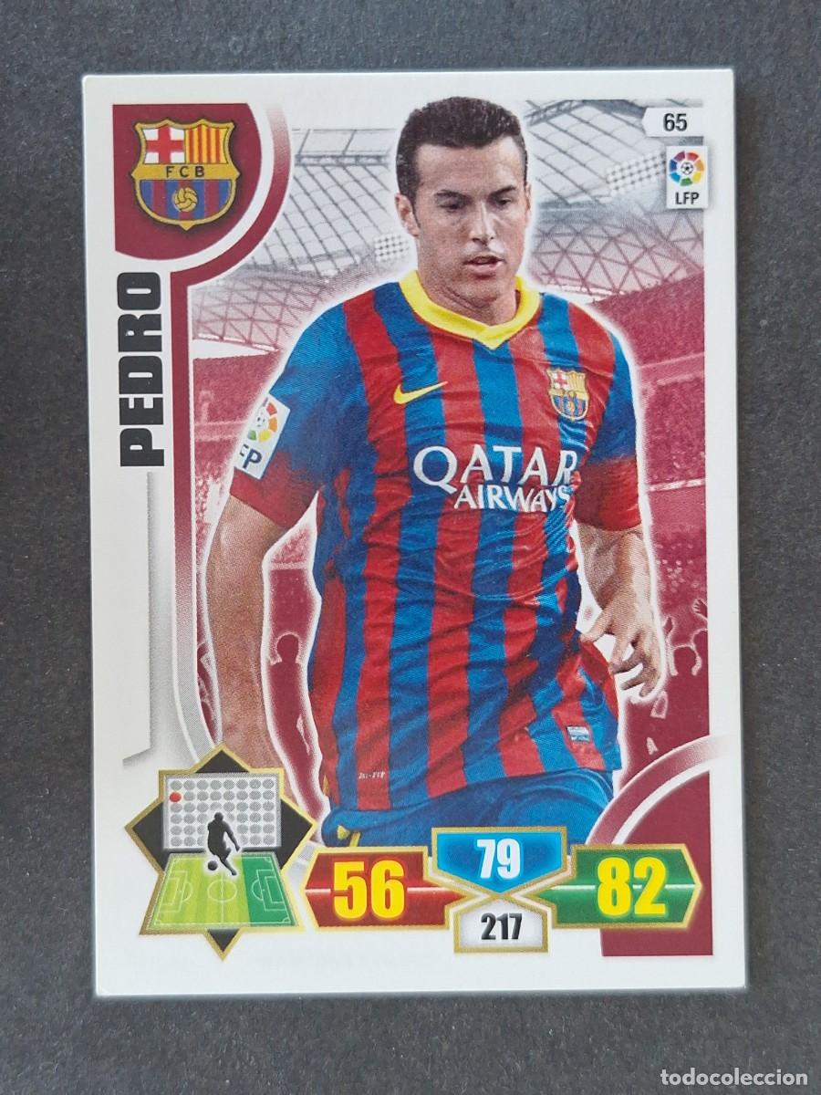 Cromos de f&uacute;tbol: PEDRO F. C. BARCELONA 65 PANINI ADRENALYN XL 2013 2014 13 14