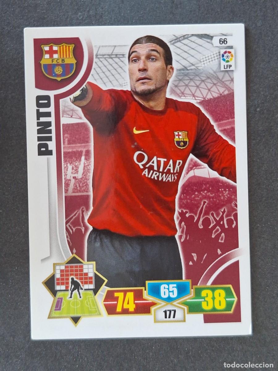 Cromos de f&uacute;tbol: PINTO F. C. BARCELONA 66 PANINI ADRENALYN XL 2013 2014 13 14