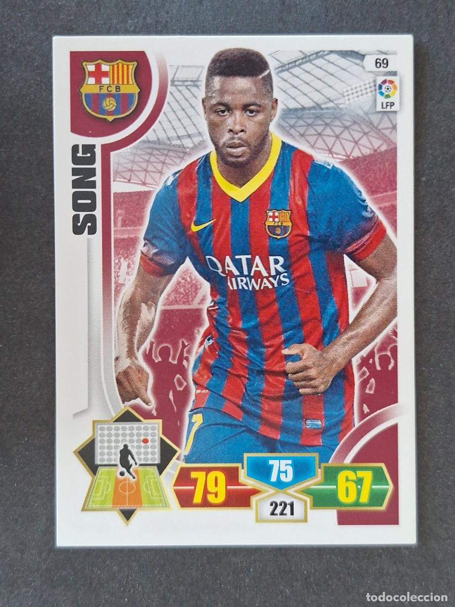 Cromos de f&uacute;tbol: SONG F. C. BARCELONA 69 PANINI ADRENALYN XL 2013 2014 13 14
