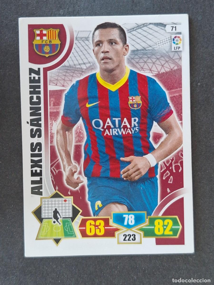 Cromos de f&uacute;tbol: ALEXIS SANCHEZ F. C. BARCELONA 71 PANINI ADRENALYN XL 2013 2014 13 14
