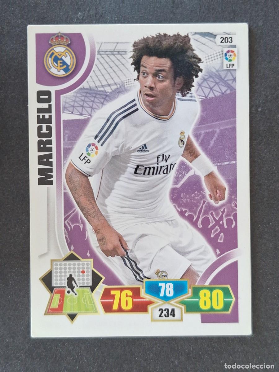 Cromos de f&uacute;tbol: MARCELO REAL MADRID 203 PANINI ADRENALYN XL 2013 2014 13 14