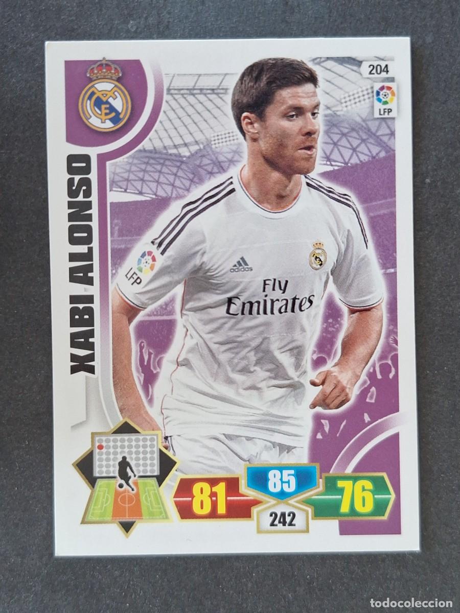 Cromos de f&uacute;tbol: XABI ALONSO REAL MADRID 204 PANINI ADRENALYN XL 2013 2014 13 14