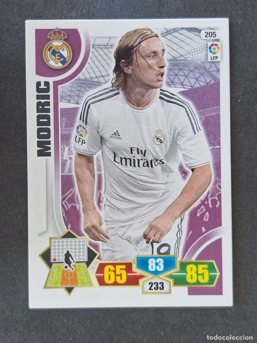 Cromos de f&uacute;tbol: MODRIC REAL MADRID 205 PANINI ADRENALYN XL 2013 2014 13 14