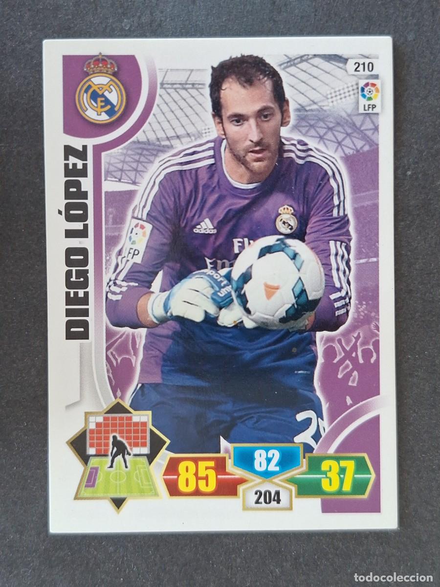 Cromos de f&uacute;tbol: DIEGO LOPEZ REAL MADRID 210 PANINI ADRENALYN XL 2013 2014 13 14