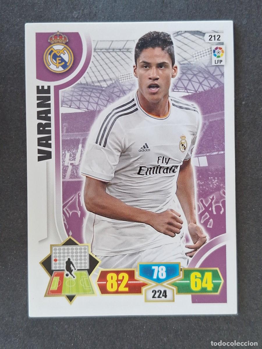 Cromos de f&uacute;tbol: VARANE REAL MADRID 212 PANINI ADRENALYN XL 2013 2014 13 14