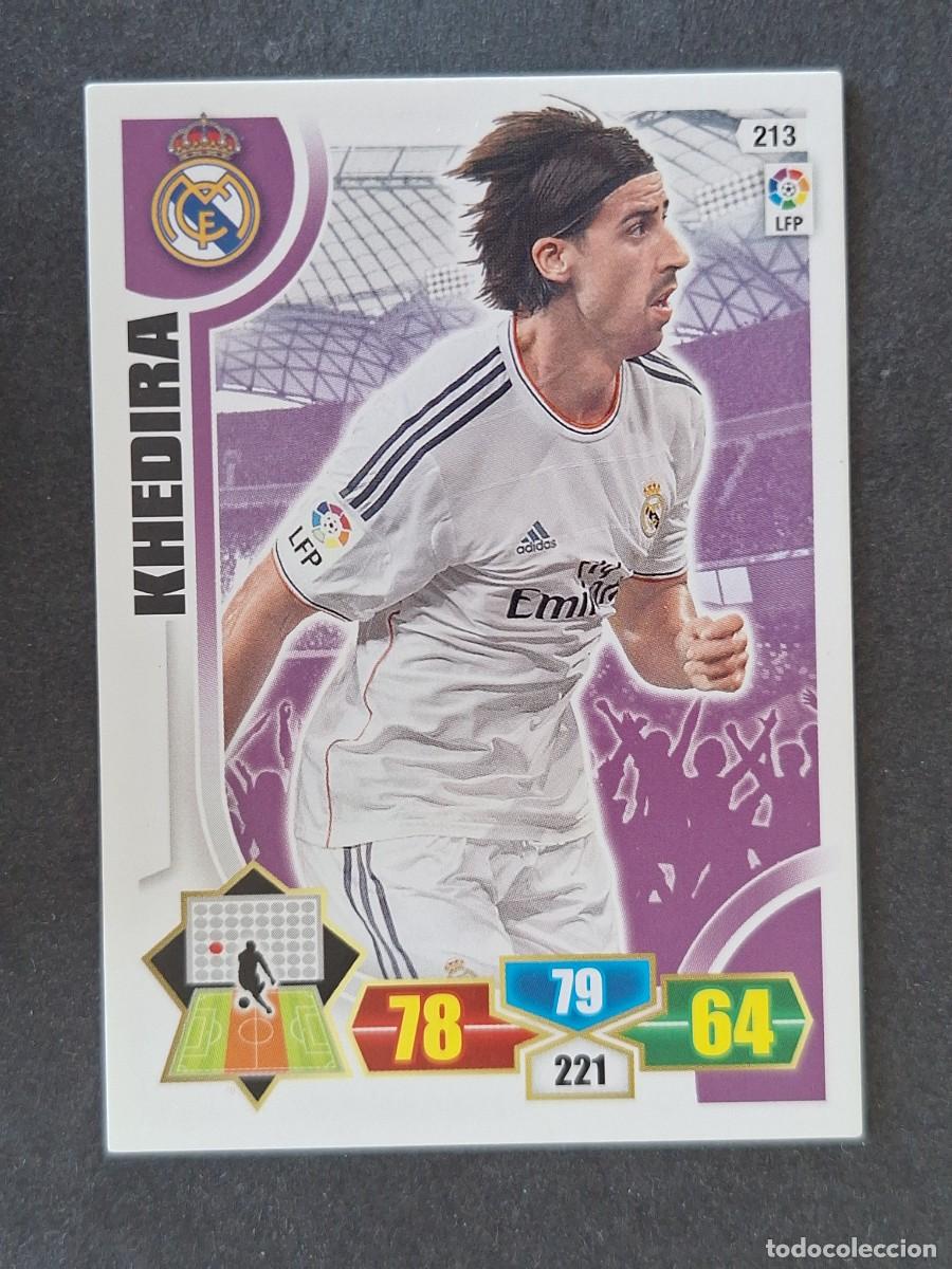 Cromos de f&uacute;tbol: KHEDIRA REAL MADRID 213 PANINI ADRENALYN XL 2013 2014 13 14