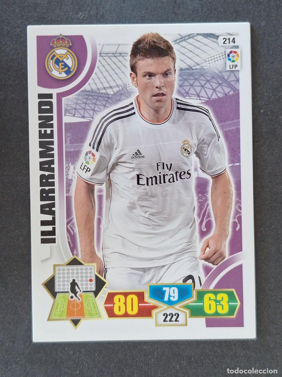 Cromos de f&uacute;tbol: ILLARRAMENDI REAL MADRID 214 PANINI ADRENALYN XL 2013 2014 13 14