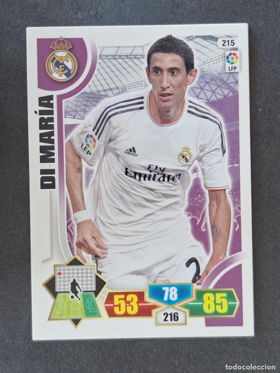 Cromos de f&uacute;tbol: DI MARIA REAL MADRID 215 PANINI ADRENALYN XL 2013 2014 13 14