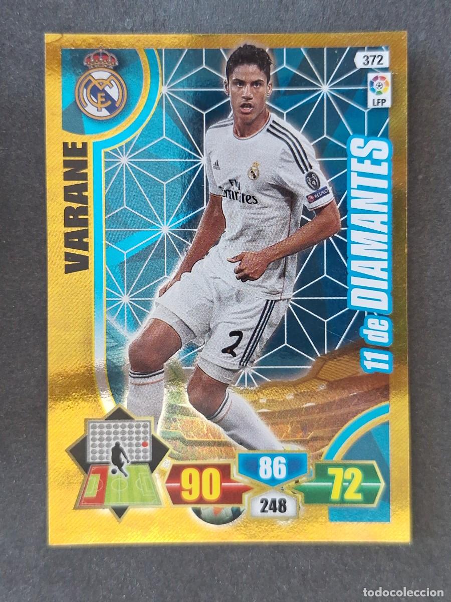 Cromos de f&uacute;tbol: VARANE REAL MADRID 11 DE DIAMANTES 372 PANINI ADRENALYN XL 2013 2014 13 14