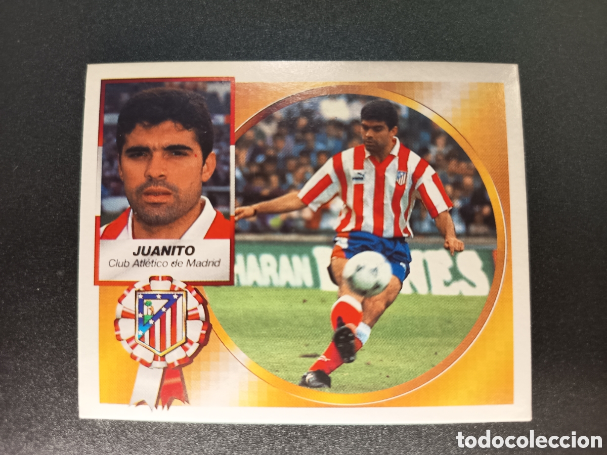 Figurine di Calcio: JUANITO ATL&Eacute;TICO MADRID LIGA 94-95 1994-95 1994 1995 EDICIONES ESTE BAJA SIN PEGAR