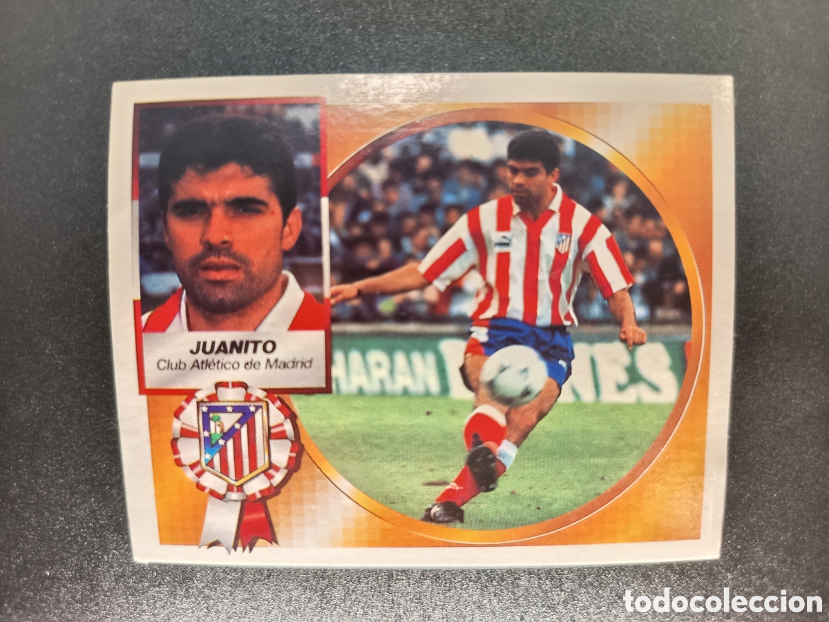 Figurine di Calcio: JUANITO ATL&Eacute;TICO MADRID LIGA 94-95 1994-95 1994 1995 EDICIONES ESTE BAJA SIN PEGAR