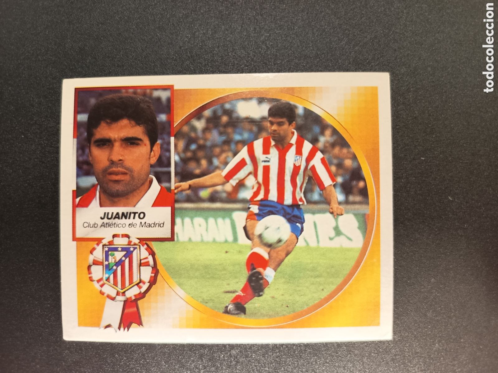 Figurine di Calcio: JUANITO ATL&Eacute;TICO MADRID LIGA 94-95 1994-95 1994 1995 EDICIONES ESTE BAJA SIN PEGAR