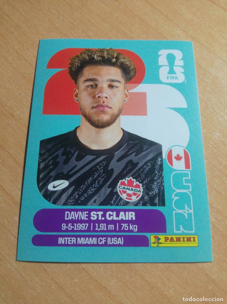 Fu&szlig;ball-Sticker: DAYNE ST CLAIR CANADA CAN 2 MUNDIAL FIFA WORLD CUP 2026 26 PANINI STICKERS NUEVO