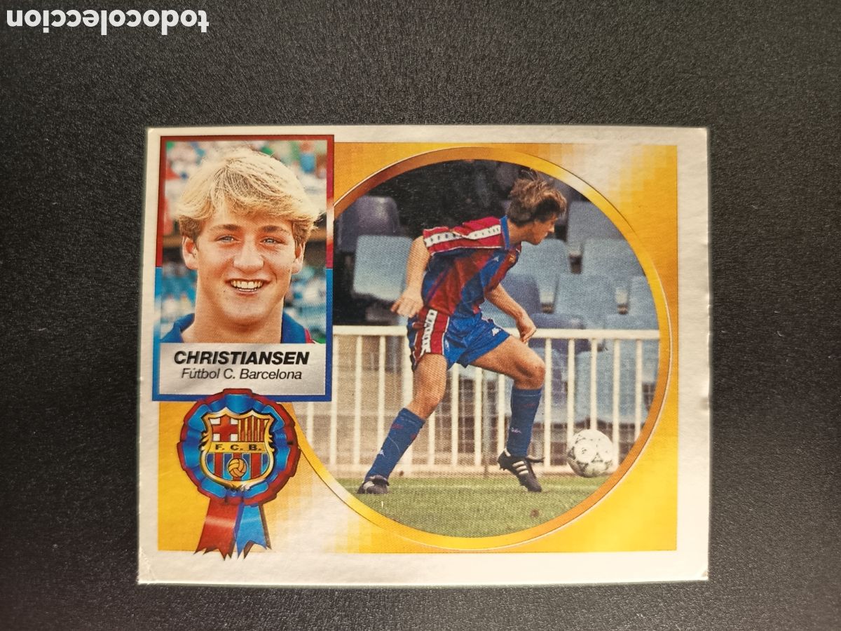 Figurine di Calcio: CHRISTIANSEN FC BARCELONA LIGA 94-95 1994-95 1994 1995 EDICIONES ESTE BAJA SIN PEGAR