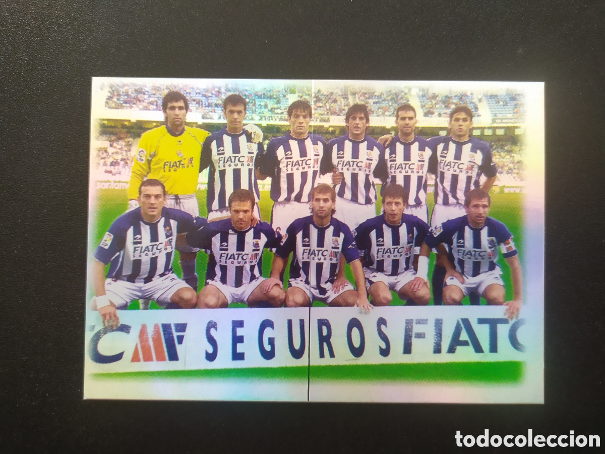 Cartes &agrave; collectionner de Football: Mundicromo fichas Liga 2005 2006 05 06 alineaci&oacute;n n&deg; 563 Real Sociedad