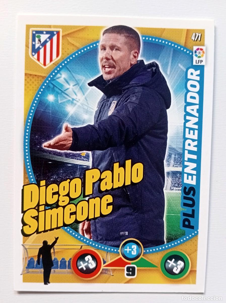 Cartes &agrave; collectionner de Football: CROMO FUTBOL ADRENALYN 2014-2015: ATLETICO MADRID SIMEONE ENTRENADOR