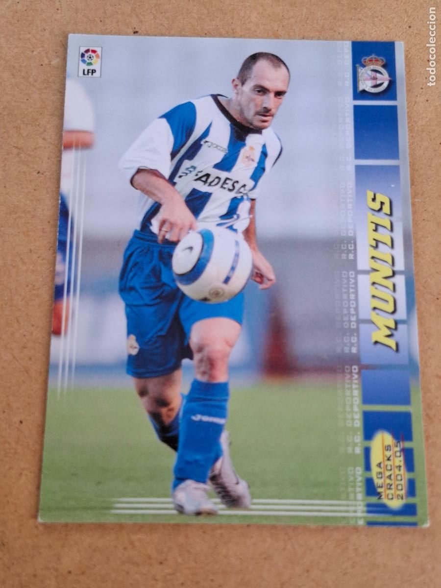 Cartes &agrave; collectionner de Football: MEGACRACKS 2004 2005 04 05 - 108 BIS MUNITIS - R.C. DEPORTIVO - CP13