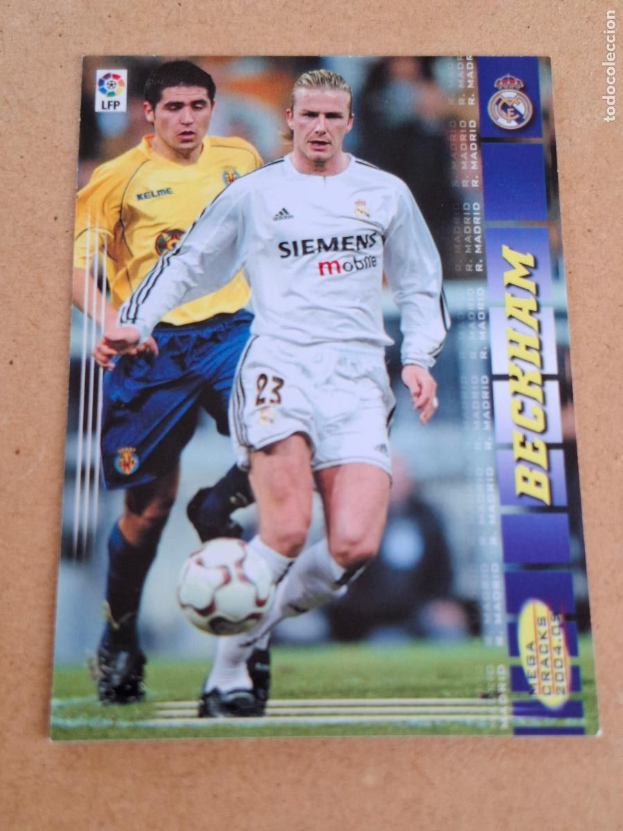 Cartes &agrave; collectionner de Football: MEGACRACKS 2004 2005 04 05 - 173 BECKHAM - REAL MADRID - CP13