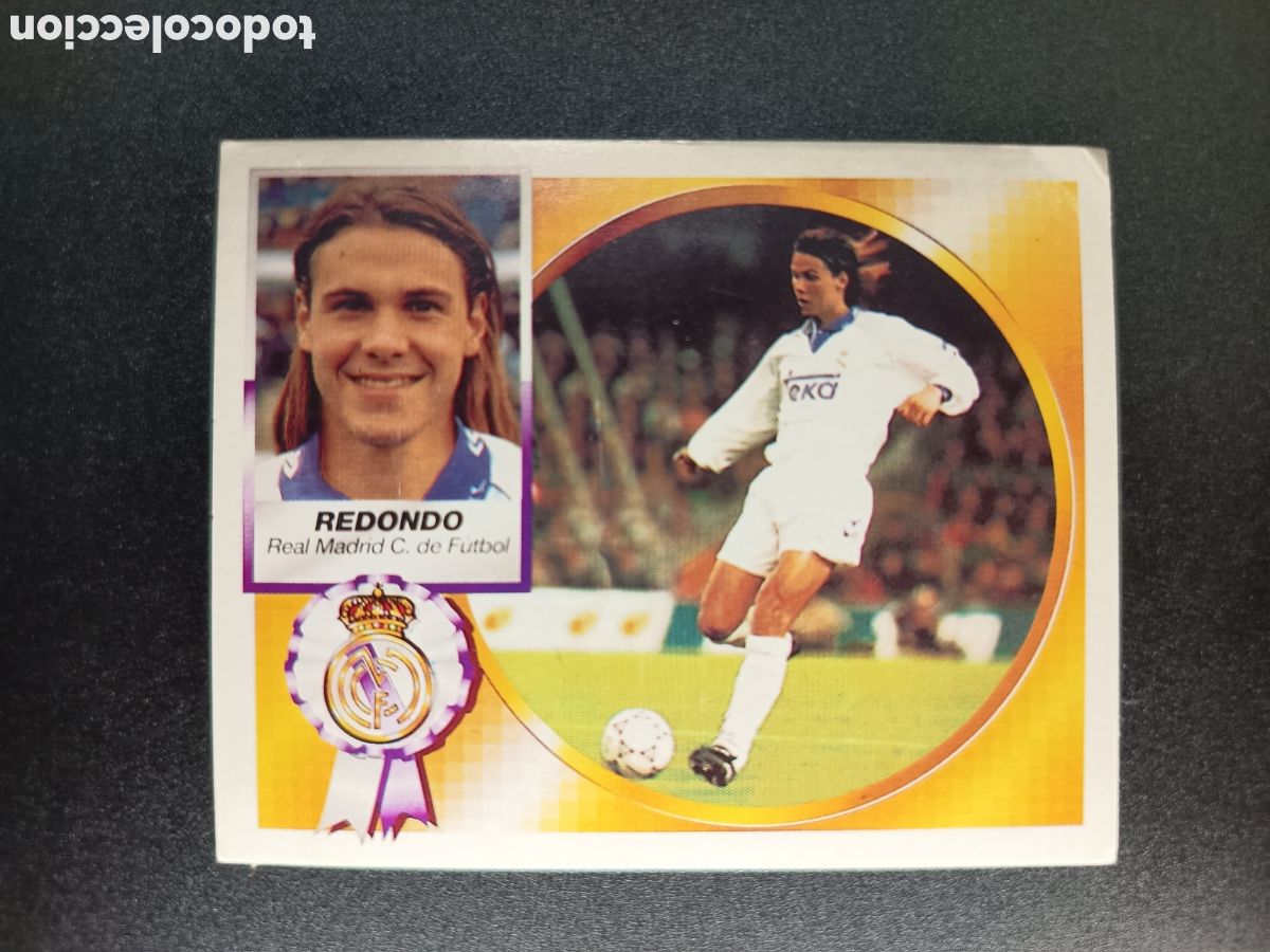 Figurine di Calcio: REDONDO REAL MADRID LIGA 94-95 1994-95 1994 1995 EDICIONES ESTE SIN PEGAR